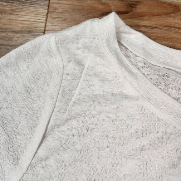 🔸️NWT Victoria's Secret Cream "Bombshell" Burnout Long Sleeve Sweater XLarge - Picture 6 of 12